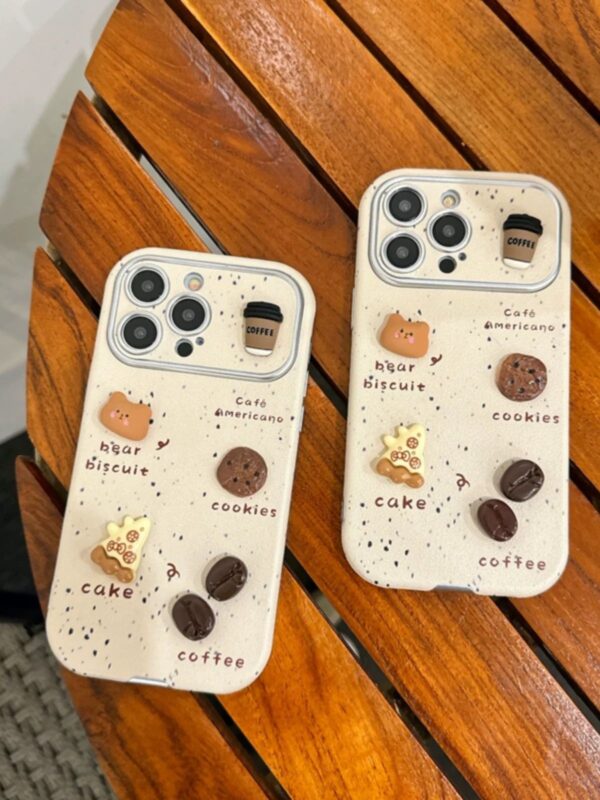 3D Coffee Leather Case - Image 3